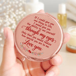 Custom Name From Mom to Daughter Keepsake Gifts - Personalized Compact Mirror
