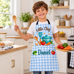 Custom Name Baking Gifts for Kids - Personalized Apron With Pocket
