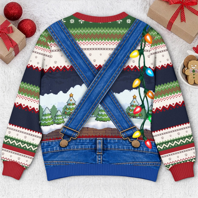 Custom Photo Pet Christmas Gifts for Pet Lovers - Personalized Ugly Sweatshirt