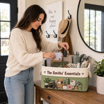 Custom Name Family Essentials Home Organization - Personalized Storage Basket