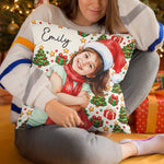 Custom Photo Christmas Gifts For Kids - Personalized Pillow