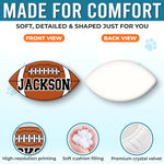 Custom Name Sports Ball Gifts for Young Athletes - Personalized Shaped Pillow