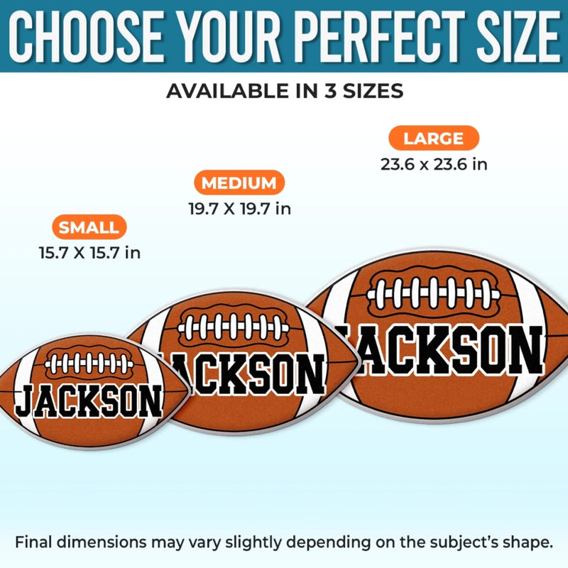 Custom Name Sports Ball Gifts for Young Athletes - Personalized Shaped Pillow
