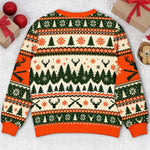 Custom Photo Christmas Hunting Gifts for Men - Personalized Ugly Sweatshirt