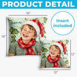 Custom Photo Christmas Character Gifts For Kids - Personalized Pillow