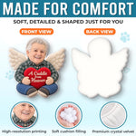 Custom Photo A Cuddle from Heaven Memorial Gifts - Personalized Shaped Pillow