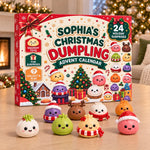 Custom Christmas Dumpling Gifts - Personalized Squishy Dumpling Advent Calendar