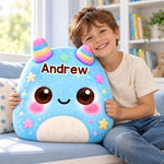Custom Name Kawaii Monster Gifts for Kids - Personalized Shaped Pillow