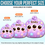 Custom Name Kawaii Monster Gifts for Kids - Personalized Shaped Pillow