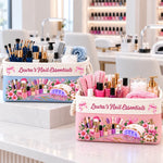 Custom Name Nail Care Design - Personalized Storage Basket