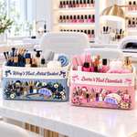 Custom Name Nail Care Design - Personalized Storage Basket