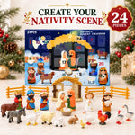 Custom Nativity Christmas Countdown - Personalized Nativity Advent Calendar
