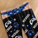 Custom Name Gamer Gifts for Men - Personalized Pajamas