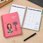 Custom Name Butterfly Girl Planner Gifts For Her- Personalized Journal