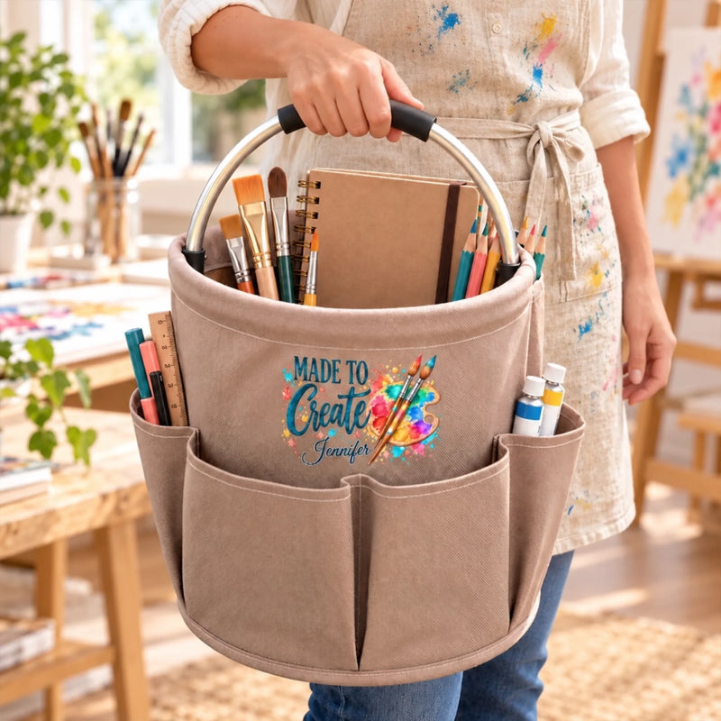 Custom Name Made to Create Gifts For Artists - Personalized Gardening Tool Bag