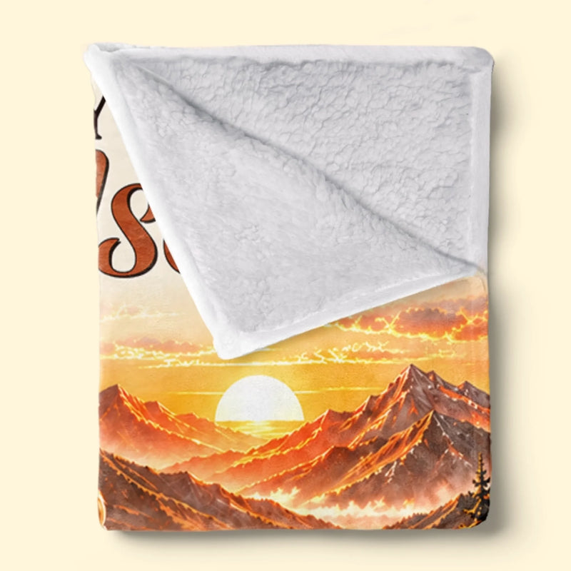 Custom Name Grandma Gifts for Grandson or Granddaughter - Personalized Blanket