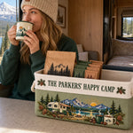 Custom Name Camping Gifts For Campers - Personalized Storage Basket