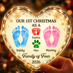 Custom Name First Christmas Gifts For Families - Personalized LED Tree Topper