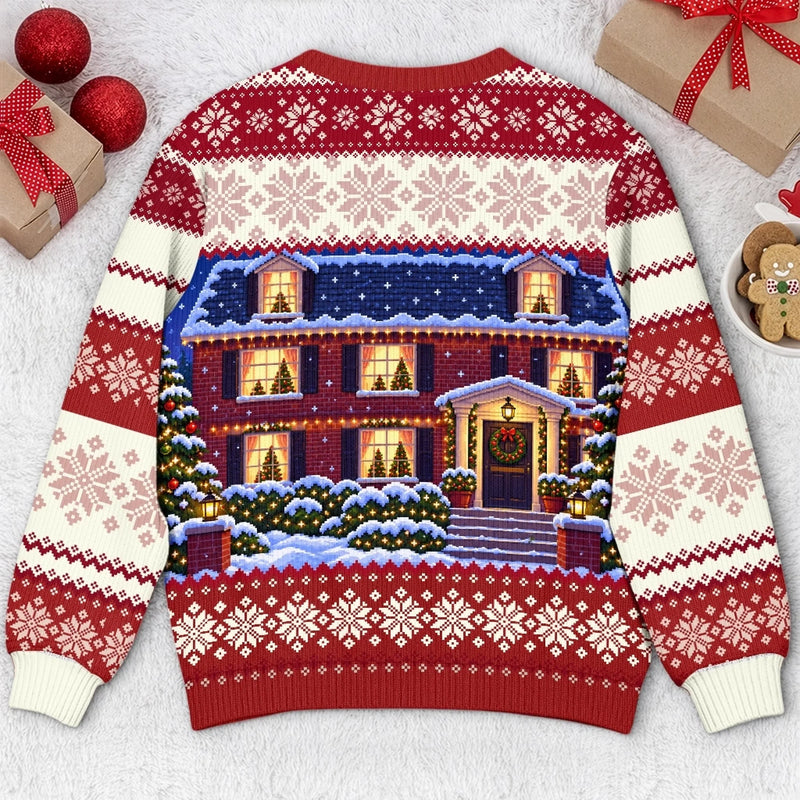 Custom Photo Funny Christmas Gifts for Men - Personalized Ugly Sweatshirt
