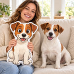 Custom Cute Cartoon Puppy Gifts For Dog Lovers - Personalized Shaped Pillow