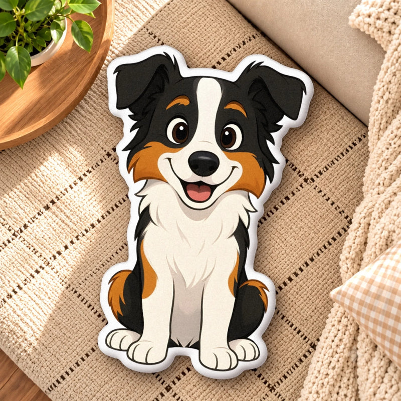 Custom Cute Cartoon Puppy Gifts For Dog Lovers - Personalized Shaped Pillow