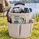 Custom Name Fishing Gear Gifts for Anglers - Personalized Gardening Tool Bag