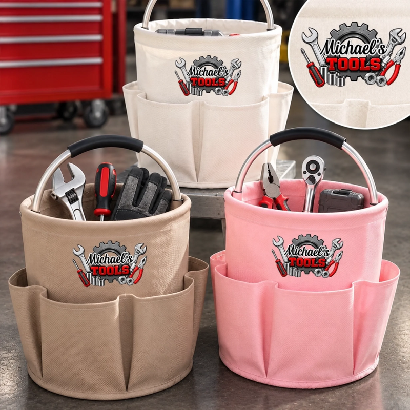 Custom Name Tool Gifts for Men - Personalized Gardening Tool Bag