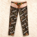 Custom Name Woodland Buck Hunting Gifts for Men - Personalized Pajamas Pants