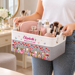 Custom Name Beauty Makeup Gifts For Women - Personalized Storage Basket