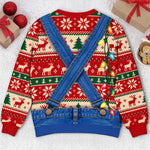 Custom Photo Christmas Gifts for Couples - Personalized Ugly Sweatshirt