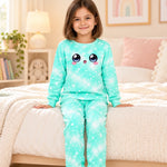 Custom Kawaii Rainbow Character Gifts for Kids - Personalized Long Sleeve Pajamas