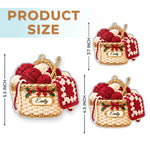 Custom Name Christmas Knitting Gifts For Crafters, Knitters, Crocheters - Personalized Acrylic Ornament