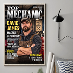 Custom Photo Top Mechanic Gifts - Personalized Poster