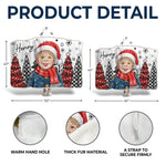 Custom Photo Christmas Gifts For Kids - Personalized Snuggle Blanket