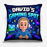 Custom Name Gaming Spot Gifts For Game Lovers - Personalized Pillow