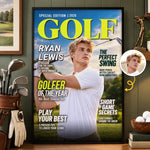 Custom Photo Golf Golfer of the Year Decor - Personalized Poster