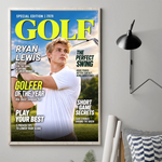 Custom Photo Golf Golfer of the Year Decor - Personalized Poster