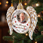 Custom Photo Memorial Angel Christmas Gifts - Personalized Acrylic Ornament
