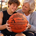 Custom Never Forget How Much I Love You Gifts For Son, Grandson - Personalized Basketball