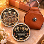 Custom Name Funny Best Friend Gifts for Women - Personalized Pocket Hug Token