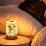Custom Pet Photo Name Memorial Dog Gifts - Personalized Dimmable Touch Night Light