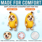 Custom Pet Photo Banana Costume Gifts for Pet Lovers - Personalized Shaped Pillow