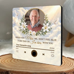 Custom Photo Memorial Music Gifts - Personalized Music Fridge Magnet