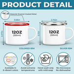 Custom Photo Christmas Gifts for Kids - Personalized Enamel Mug