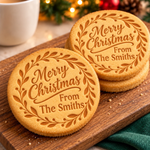 Custom Family Name Christmas Cookie Gifts - Personalized Cookie Stamp
