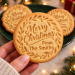Custom Family Name Christmas Cookie Gifts - Personalized Cookie Stamp