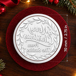 Custom Family Name Christmas Cookie Gifts - Personalized Cookie Stamp