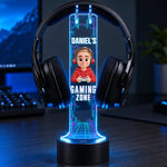 Custom Name Gaming Gifts for Kids - Personalized Headphone Stand