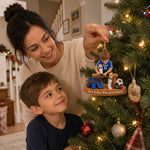 Custom Photo Soccer Gifts for Kids - Personalized Acrylic Ornament