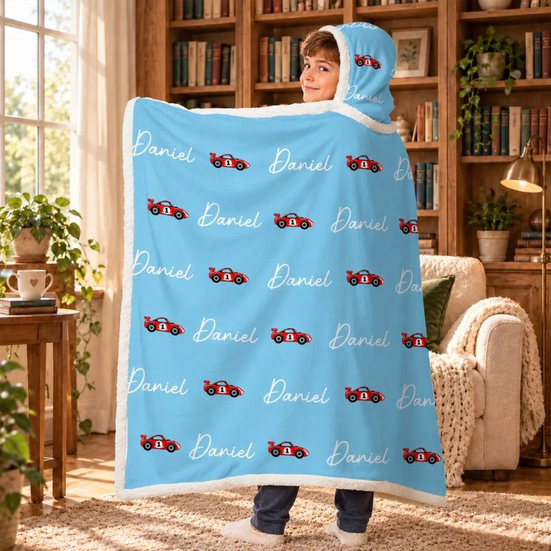 Custom Name Gifts for Kids - Personalized Snuggle Blanket